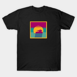 Sunset Blinds Tower T-Shirt